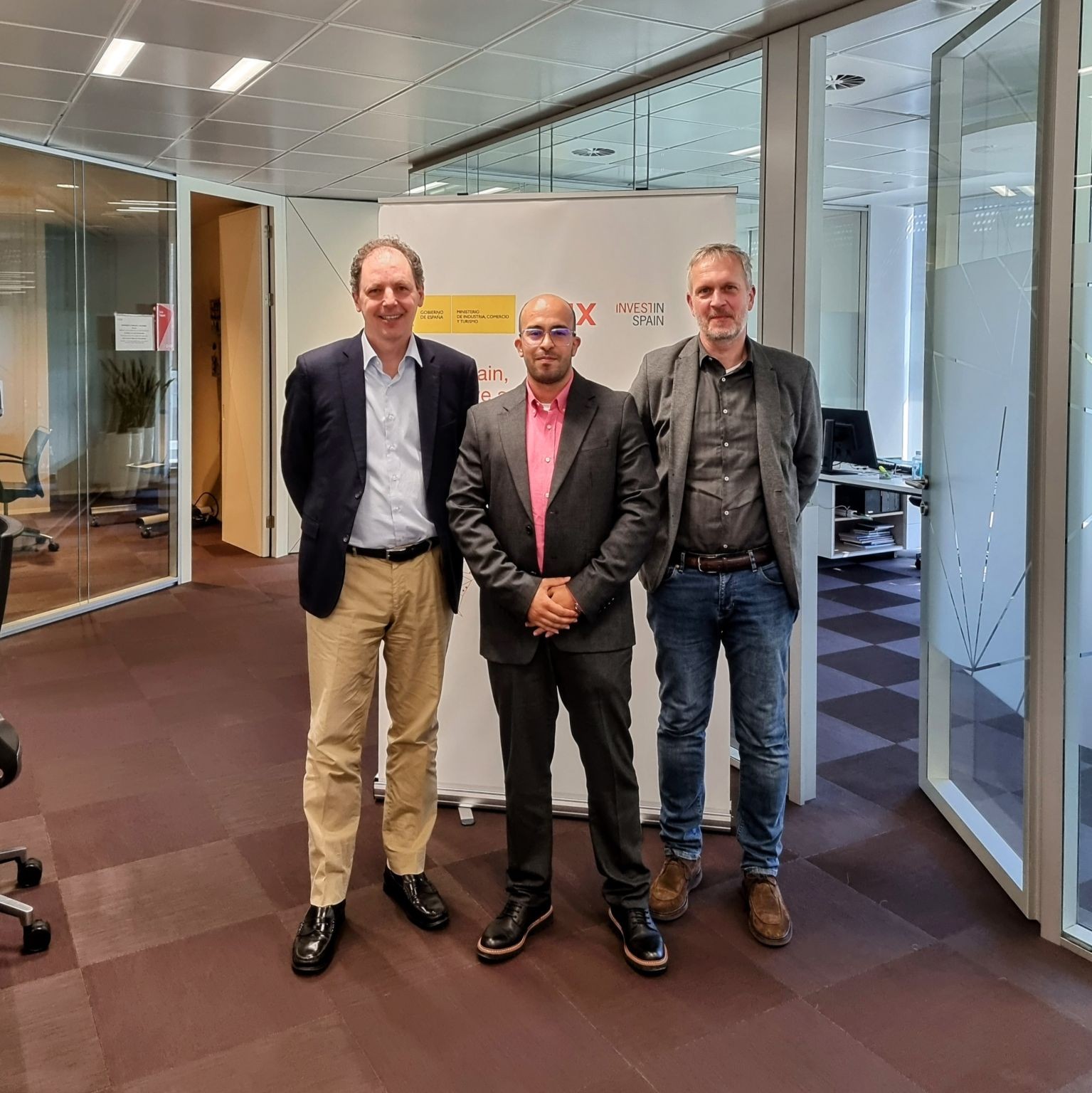 Ait Oufkir Yassine meeting with the ICEX Invest in Spain team